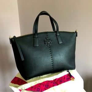 Tory Burch McGraw Top-Zip Satchel